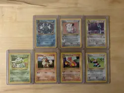 Lot of Shadowless Pokemon TCG Cards Original Base Set Holographic WOTC 1999 - Image 1