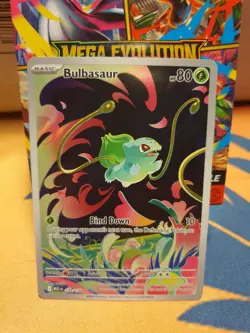 Bulbasaur 133/132 - Illustration Rare - Mega Evolution - Pokemon TCG Card - Image 1
