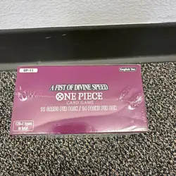 One Piece Card Game OP-11 A Fist of Divine Speed English Booster Box - Image 3