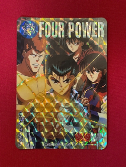 Yu Yu Hakusho Trading card No.169 Yusuke Kurama Hiei Kuwabara Bandai Japan 1994 - Image 1