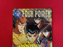 Yu Yu Hakusho Trading card No.169 Yusuke Kurama Hiei Kuwabara Bandai Japan 1994 - Image 3