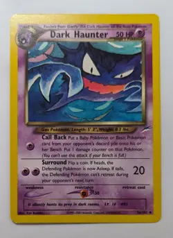 Dark Haunter 36/105 - Neo Destiny - VINTAGE WOTC POKEMON CARD - NM/LP - Image 1