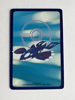 Rare Tentacool 5 of Hearts Poker Pokemon Sapphire Playing Cards Kyogre Back 2003 - Image 2