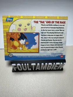 Topps Pokemon Pikachu’s Vacation Trapped The “tail” End Of The Race Foil Card - Image 2
