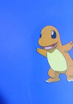 Vintage 1999 Pokemon Snap Binder Blue Charmander, Topps Movie Cards - Image 2