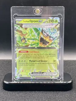 Teal Mask Ogerpon EX 012/131 - Prismatic Evolutions - Pokemon Card - Image 1