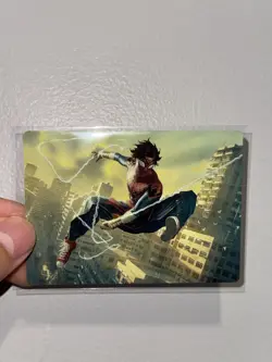 Spider Man Gold Stamped Art Card 31/54 Near Mint Condition - Image 1