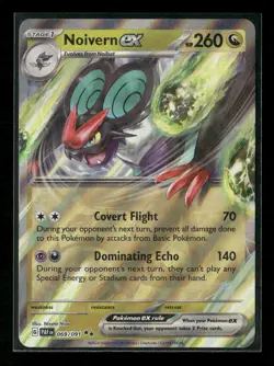 Noivern ex 069/091 Paldean Fates DOUBLE RARE Pokemon Card NM - Image 1