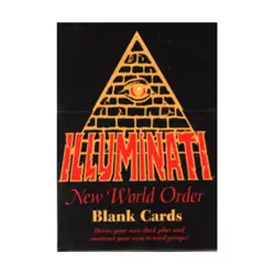 SJG Illuminati CCG New World Order - Blank Cards Booster Pack NM - Image 1