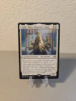 MTG Light-paws Emperor's Voice LP Kamigawa Neon Dynasty - Image 1