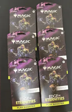 6x Magic The Gathering: Edge Of Eternities - Play Boosters - Lot - Sealed - Image 1