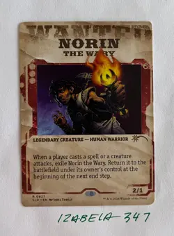 MTG Norin the Wary - NON-FOIL - Secret Lair Drop #0827 NM/M Unplayed - Image 1