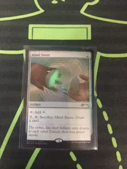 MTG Magic The Gathering Mind Stone Foil Promo Artifact Commander - Image 1