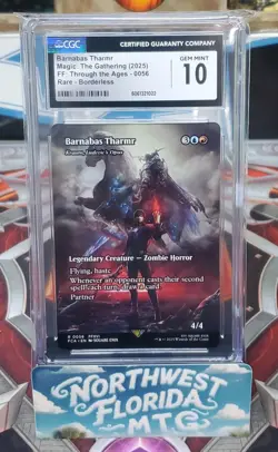 Graded MTG - CGC Gem Mint 10 - Final Fantasy - Barnabas Tharmr (Borderless) - Image 1