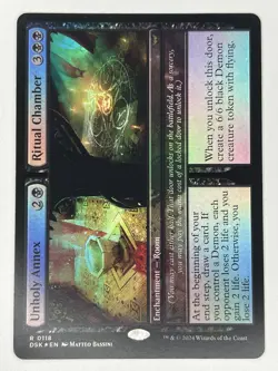 Unholy Annex // Ritual Chamber R Duskmourn: House of Horror 118 NM FOIL - Image 1