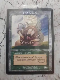 WURM TOKEN - MTG PLAYER REWARDS 2002 - Image 1
