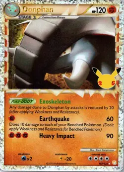 Pokemon TCG Donphan 107/25 Celebrations Classic Collection Holo NM - Image 1