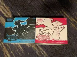 Black Bolt & White Flare Pokemon Center Elite Trainer Boxes (Sealed & No Damage) - Image 1