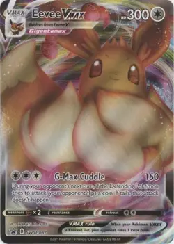 EEVEE VMAX SWSH087 SWORD & SHIELD POKEMON (ULTRA RARE PROMO, NM) - Image 1