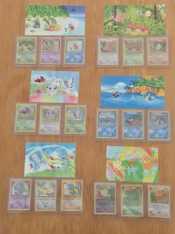 Pokemon Complete Southern Islands (Set, Binder, Postcards, Hey Trainer Sheet) - Image 1