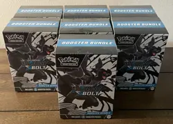Pokemon TCG SV10.5 Black Bolt Sealed Booster Bundle Lot - 7 Bundles - Image 3