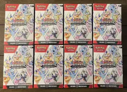 Pokemon TCG SV8.5 Prismatic Evolutions Booster Bundle Lot - 8 Bundles Sealed - Image 1