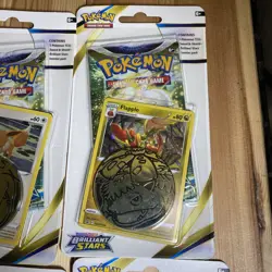 Pokemon Brilliant Stars Checklane Blister Pack - Eevee or Flapple - Lot of 10 - Image 4