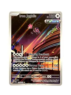 Iron Jugulis TCG 216/182 Paradox Rift Illustration Rare Holo Pokemon TCG NM - Image 1