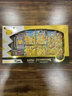 Pokemon TCG Celebrations 25th Anniversary Pikachu V-Union Special Collection Box - Image 1