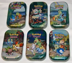 Pokemon Celebrations 25th Anniversary Mini Tin Lot of 6 (Fast Shipping!) Sinnoh - Image 1