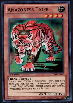 Yugioh Amazoness Tiger LCJW-EN089 Ultra Rare 1st - VLP - Image 1