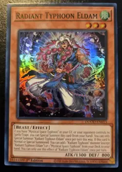 Radiant Typhoon Eldam DOOD-EN013 1st Ed. Super Rare Doom Of Dimensions Yu-Gi-Oh! - Image 1