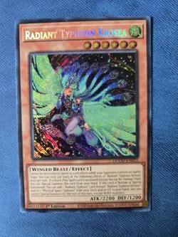 Yugioh! 1x Radiant Typhoon Krosea DOOD-EN015 Secret Rare 1st Ed NM - Image 1