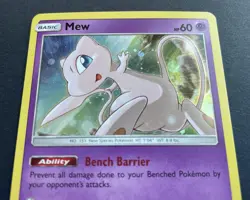 Pokemon Card MEW SM215 Rare Black Star Promo - NM/M - Image 2