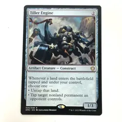 Lightly Played Tiller Engine Magic: The Gathering Card - Image 1