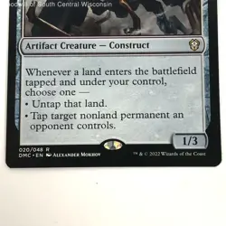 Lightly Played Tiller Engine Magic: The Gathering Card - Image 4