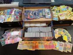 Entire Box Pokemon Card Collection Lot Wotc Vintage Full Arts Holos 2000+ Total - Image 2
