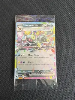 Umbreon Ex Pokemon Card Scarlet & Violet Prismatic Evolutions Promo Sealed - Image 1