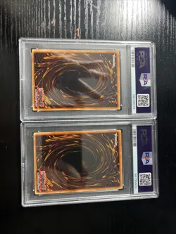 2021 Yu-Gi-Oh! Cyber Strike Holo PSA 8 Graded Lot (2) Spell Card 1st Edition - Image 3