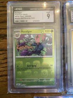 Pokemon Lot Of 9 CGC Graded Cards Pikachu Ho-Oh Maushold etc. - Image 2