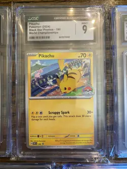 Pokemon Lot Of 9 CGC Graded Cards Pikachu Ho-Oh Maushold etc. - Image 3