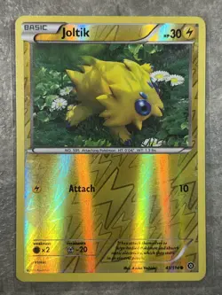Joltik 41/114 Pokemon TCG Card XY-Steam Siege Reverse Holo (Moderate Play) - Image 1