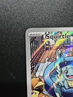 Pokemon TCG Stellar Crown Squirtle Full Art Illustration Card 148/142 NM - Image 2
