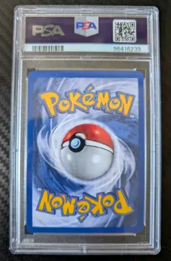 PSA 9 2000 Pokemon TCG Alakazam Base Set 2 Holo Rare Card 1/130 - Image 3