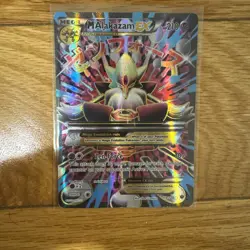 Pokemon Mega M Alakazam EX Full Art Holo Card 118/124 XY Fates Collide - Image 1