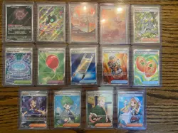 Pokemon Mega Evolution Lot Of 15 Cards SIR IR’s Full Art Items & Trainers - Image 1