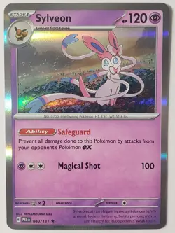 HOLO Sylveon 040/131 NM / M Prismatic Evolutions Pokemon Card $2 Combined Ship - Image 1