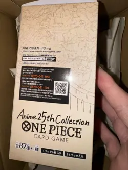 One Piece 25th Collection Anime Booster Box with Tape Unopened Card Game - Image 4