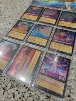 Huge Lot! Lorcana TCG Cards Approx 40 Pages! Over 700 Cards! Holos And Commons - Image 3