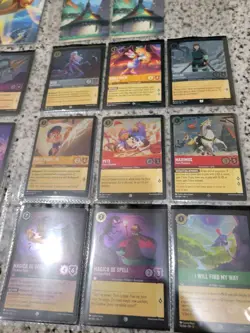 Huge Lot! Lorcana TCG Cards Approx 40 Pages! Over 700 Cards! Holos And Commons - Image 5